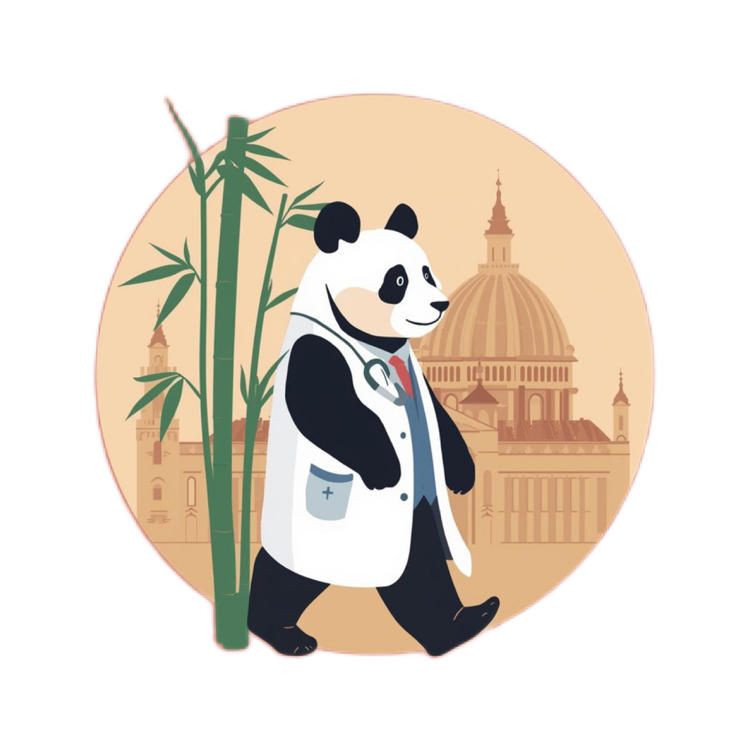 Dr. Pando, the Meditaliano mascot